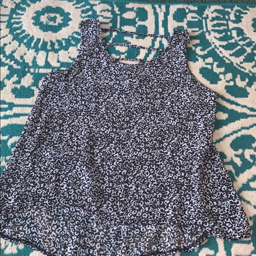 Cheetah prink tank top